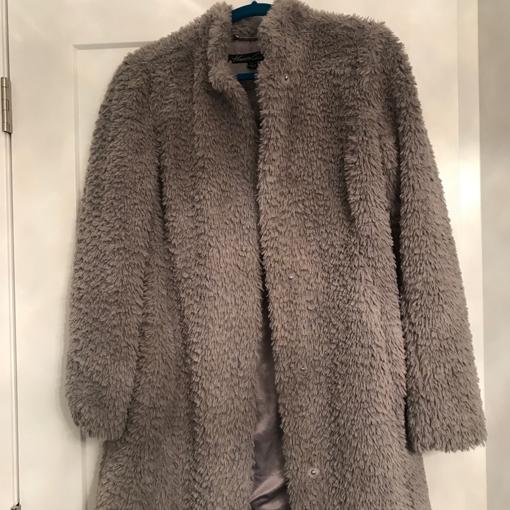 Kenneth Cole fur coat
